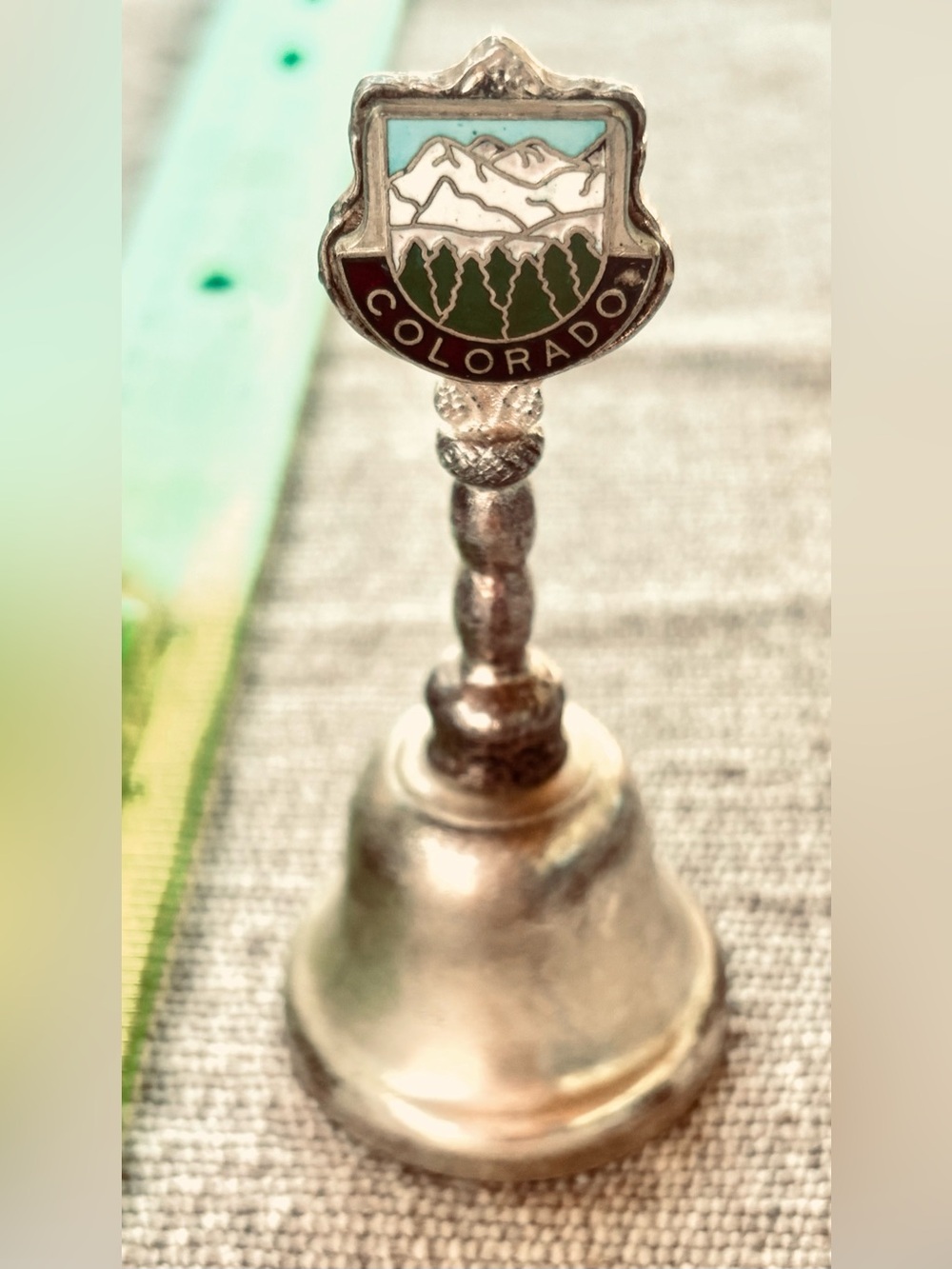 Vintage Colorado Souvenir Silver Toned Bell - Great Gift Idea!